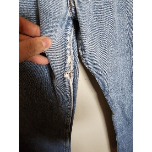 Vintage Levi’s 501 XX Distressed Faded Jeans Denim Made in USA 90s Size 36x32 - Picture 4 of 9